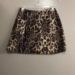 Never Worn Cheetah Print Skirt
